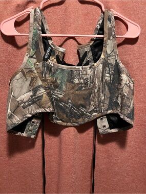 Busted Brand Designer Realtree Camo Corset Top Xl
